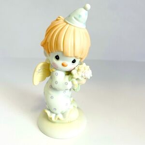 Vintage Precious Moments Figurine Happiness Divine Angel Clown